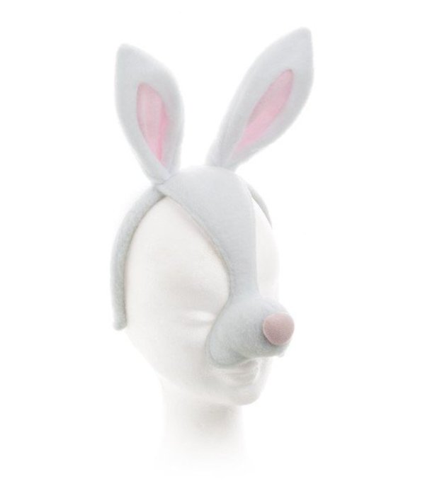 Dierenmasker Konijn met geluid