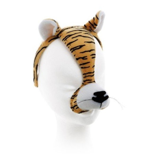 Dierenmasker Tijger met geluid