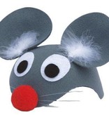 hoofdkap muis + neus vilt