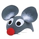 hoofdkap muis + neus vilt