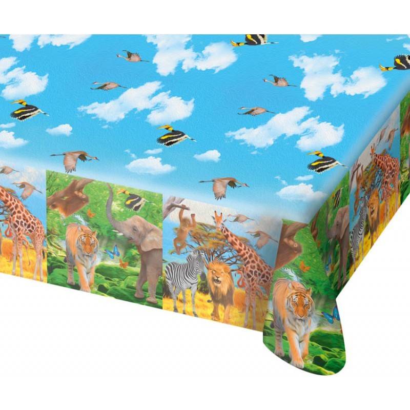Safari Party Tafelkleed 180x130cm afbeelding