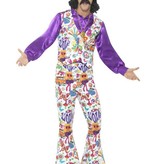 Jaren 60 Hippie kostuum Groovy