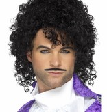 Muzikant Prince pruik en snor