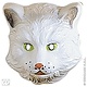 Plastic kindermasker poes