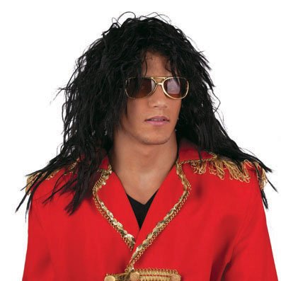 Pruik king of pop afbeelding