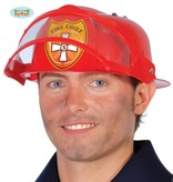 Brandweerhelm met vizier kind/volwassen