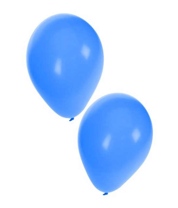 Ballonnen 50x blauw
