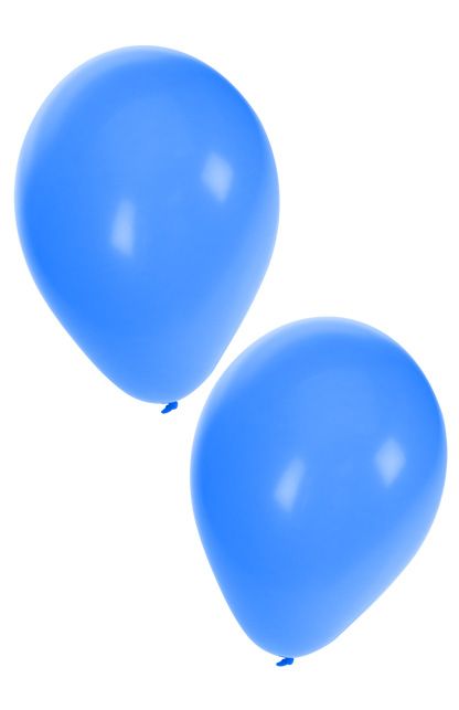 Ballonnen 50x blauw afbeelding