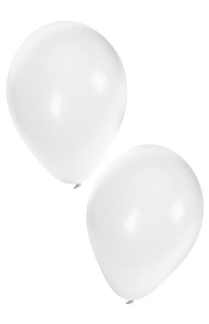 Ballonnen 50x wit afbeelding