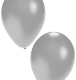 Ballonnen helium 50x zilver