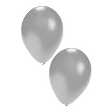 Ballonnen 50x zilver