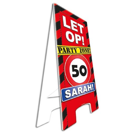 Waarschuwingsbord 50 Sarah