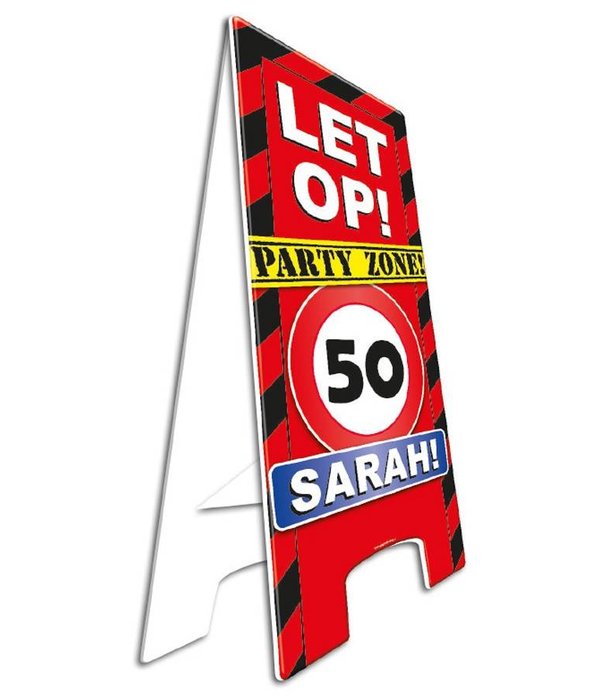 Waarschuwingsbord 50 Sarah