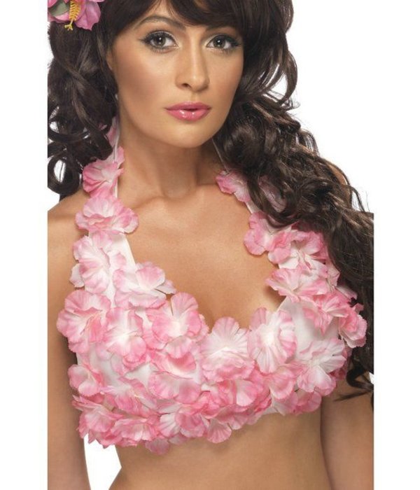 Hawaii Haltertopje met bloemen