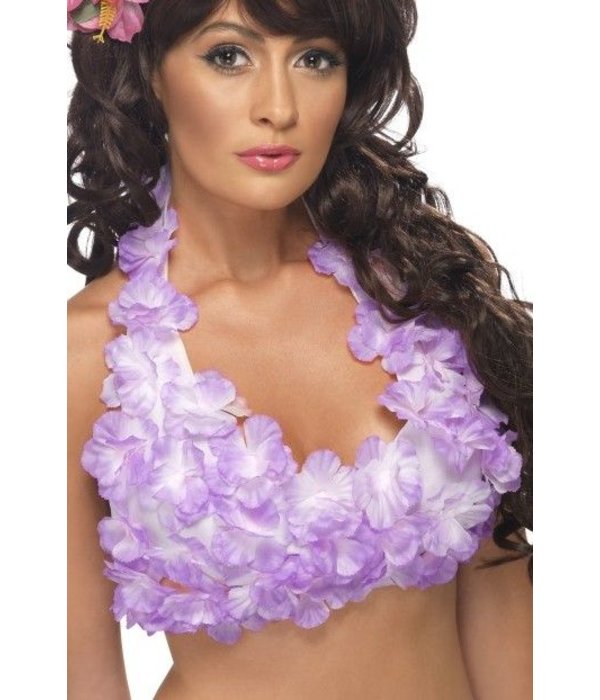 Hawaii Haltertopje met bloemen
