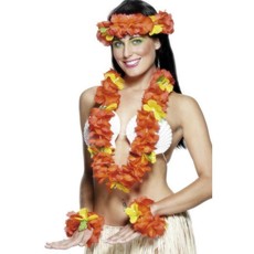 Hawaii verkleedset rood