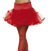 Tule petticoat rood
