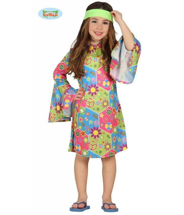 Hippie meisje flower power