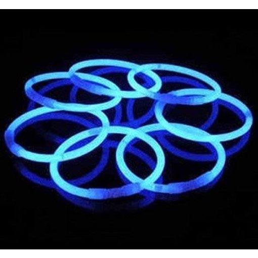 Glow in Dark armbanden blauw