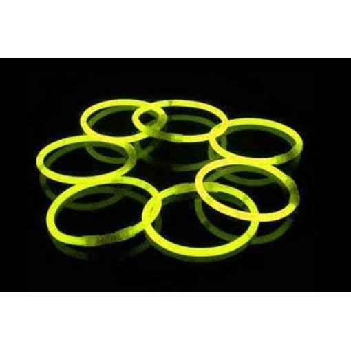 Glow in Dark armbanden geel