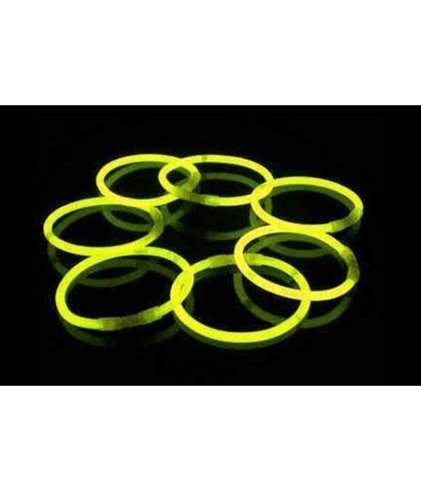 Glow in Dark armbanden geel