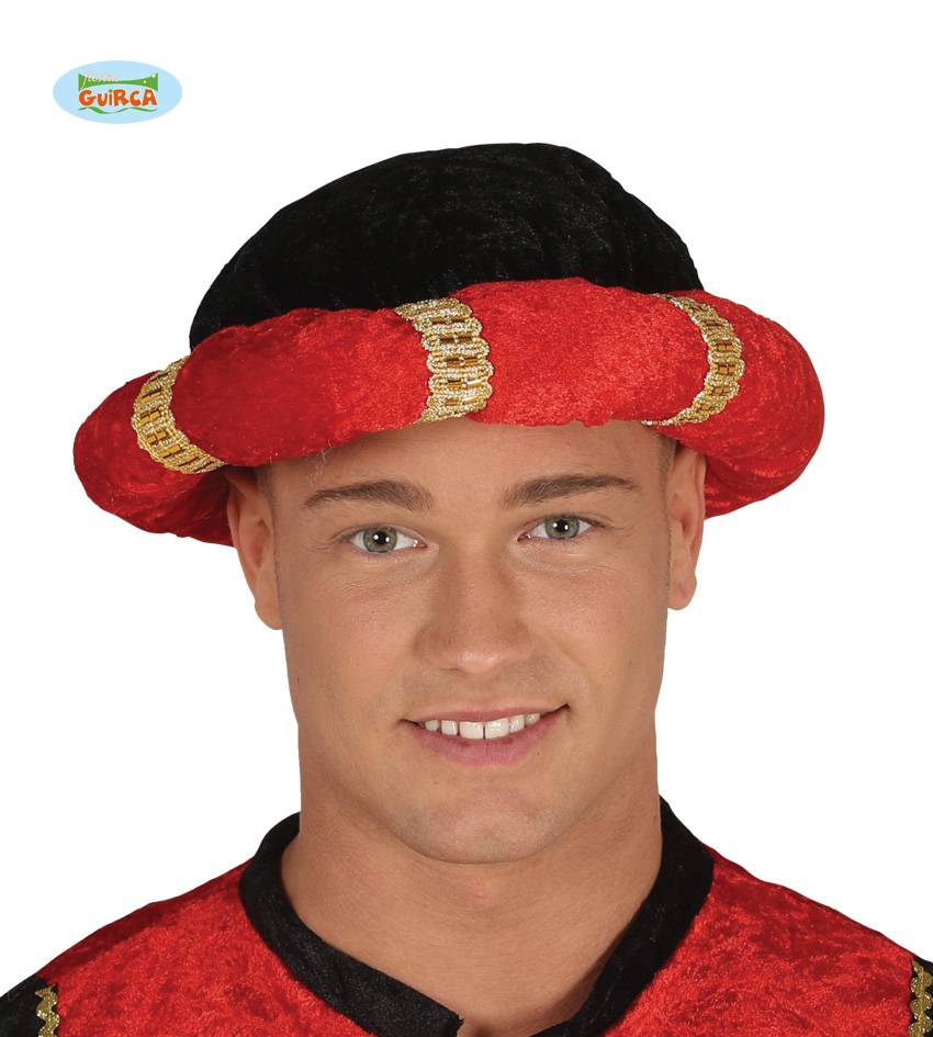 Rode tulband Sultan afbeelding