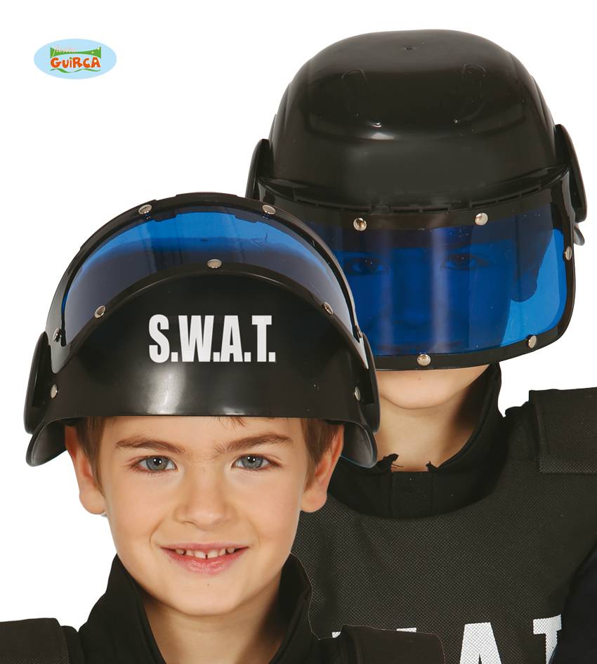 haakje Arbeid afdeling S.W.A.T. helm kind - Feestbazaar.nl