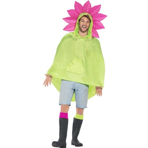 Party Poncho festival bloem