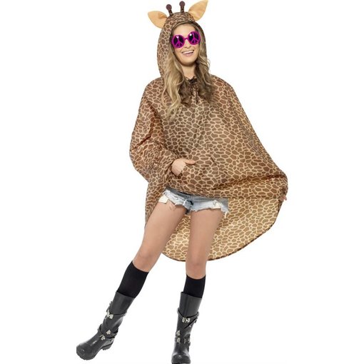 Party Poncho festival Giraffe