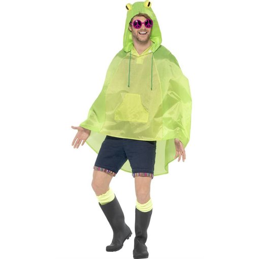 Party Poncho festival kikker