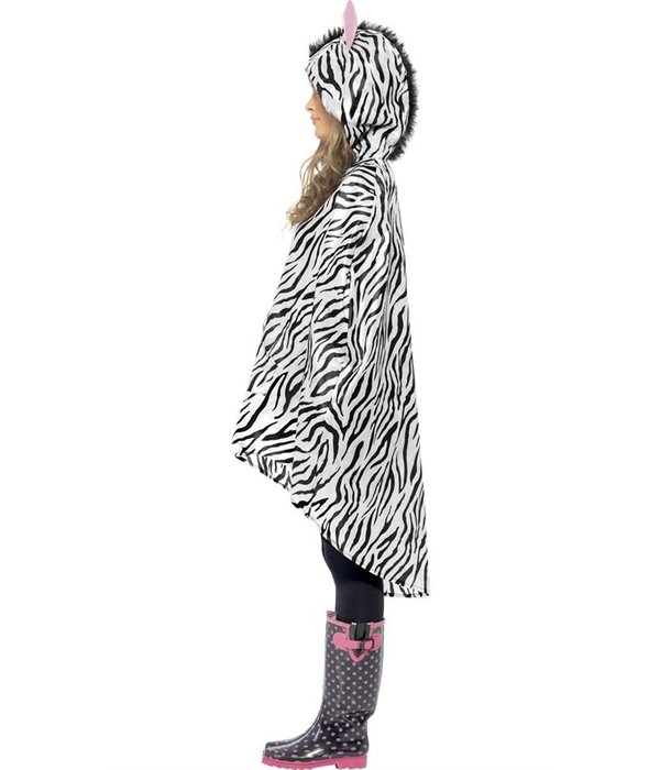 Party Poncho festival zebra