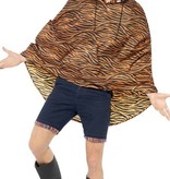 Party poncho festival tijger