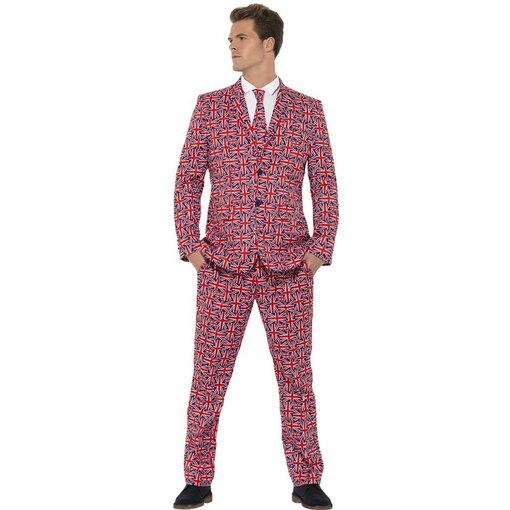 Engelse vlag kostuum man