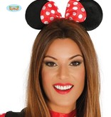 Haarband Mini Mouse met rode strik