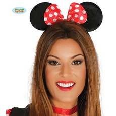 Haarband Mini Mouse met rode strik