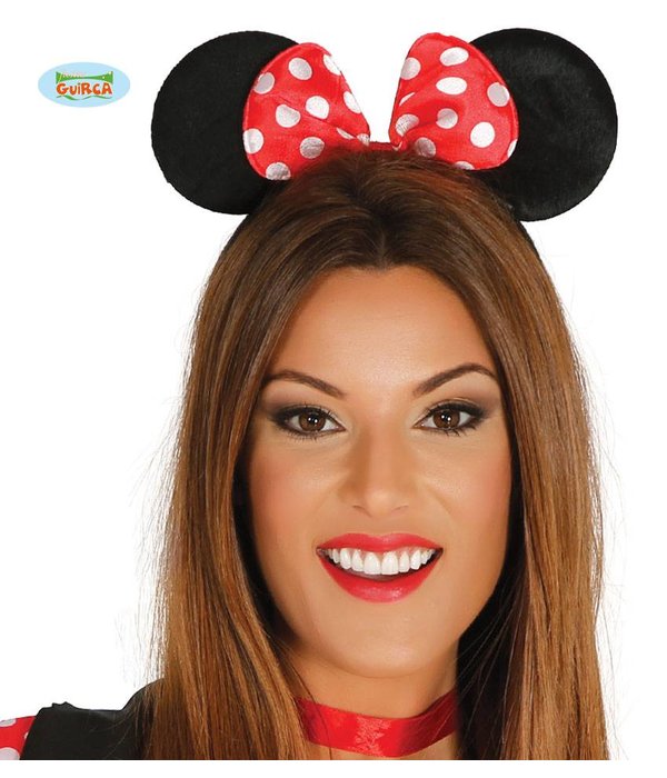 Haarband Mini Mouse met rode strik