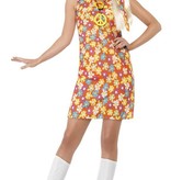 Sixtees verkleedkostuum dames orange