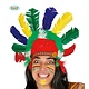 Indianen hoofdband met veren