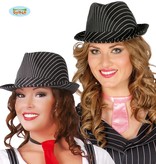 Gestreepte Gangster hoed