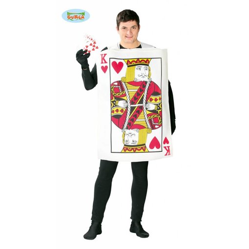 Kaart Harten koning kostuum