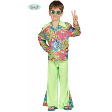 Hippie jongen flower power