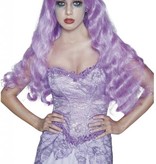 Gothic Bruid pruik paars elite