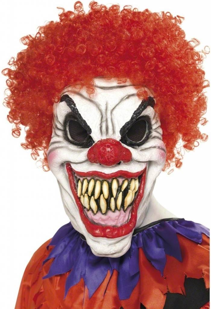 vluchtelingen Dag Geen Enge Clownsmasker Halloween - Feestbazaar.nl