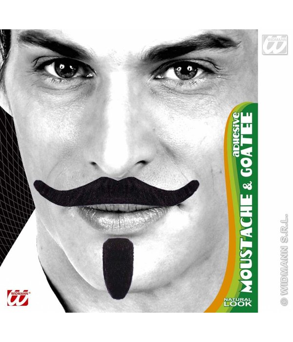 Snor en Sik zwart chevalier