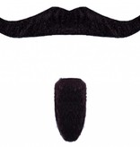 Snor en Sik zwart chevalier