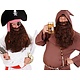 Baard Monnik/Piraat bruin