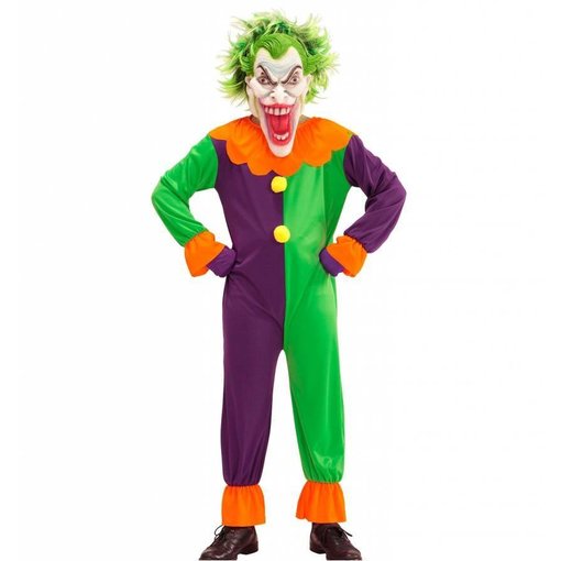 Evil joker clown horror