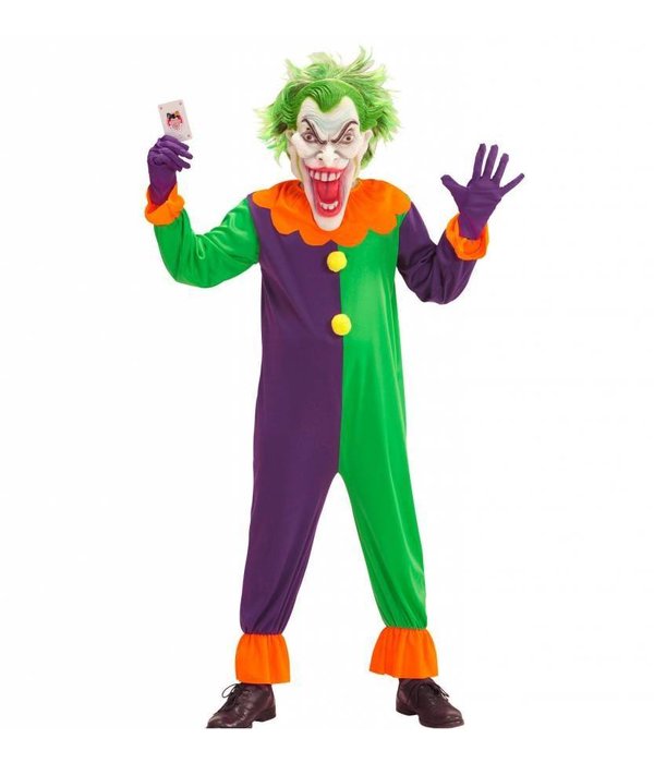 Evil joker clown horror
