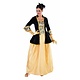 Markiezin verkleedkleren zwart/geel