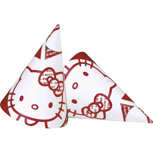 Hoedjes Hello Kitty Apple 6 stuks